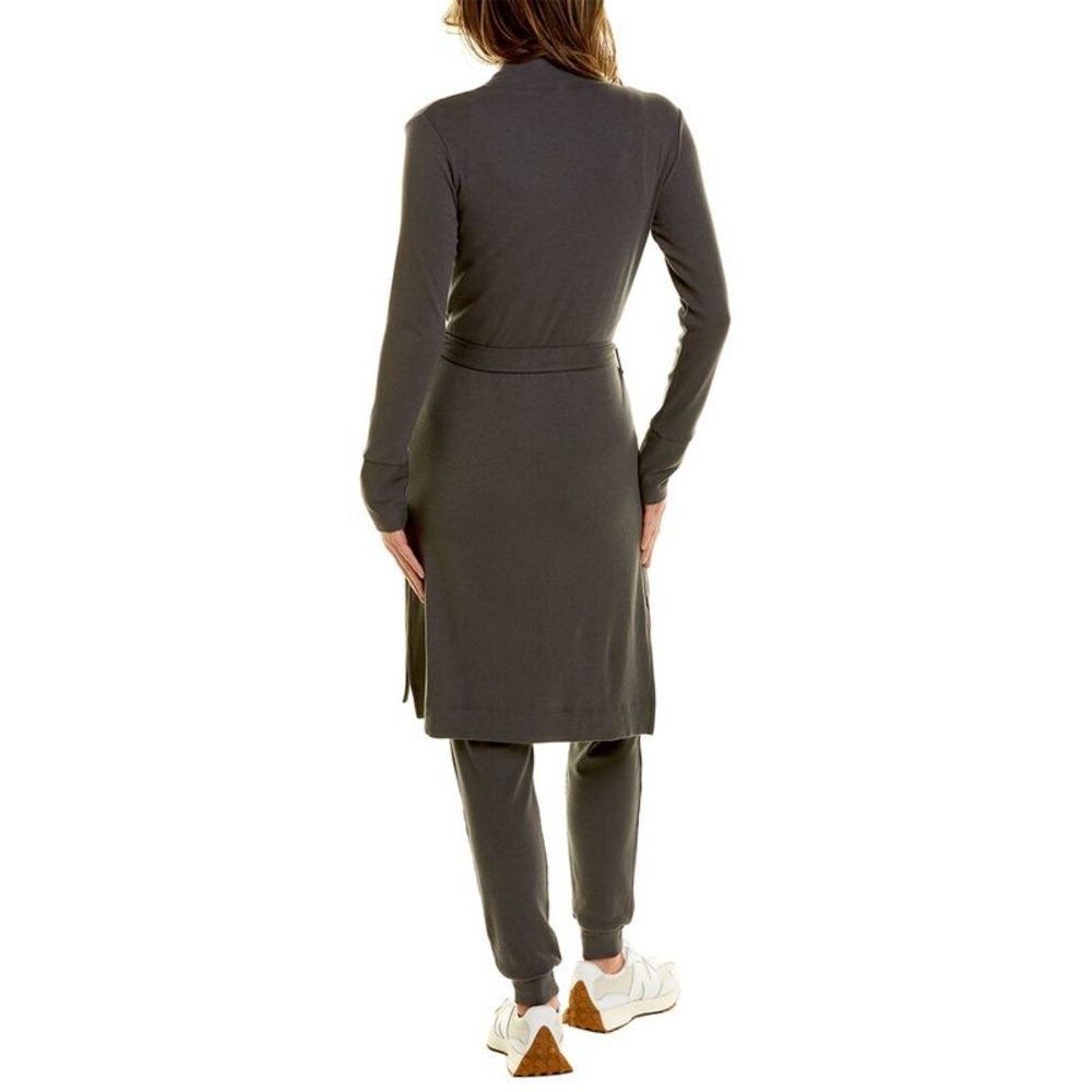 Commando Womens Luxury Rib Cardigan, Grey - Picture 2 of 3